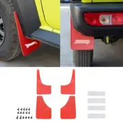 Splash Guards Mudguards Fender Mud Flaps Cover For Suzuki Jimny 2019+ABS/PVC Red