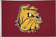 Minnesota Duluth Bulldogs 4' x 6' College Sports Printed Flag - NCAA Licensed - Nylon - School Banner (Maroon, Gold, Black)
