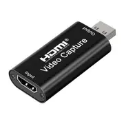 4K HDMI Video Capture Card, Cam Link Card Game Audio Capture Adapter HDMI to USB 2.0 Record Capture Device for Streaming