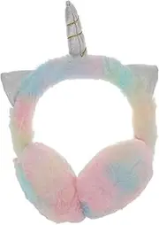 [OATIPHO] 2pcs Unicorn Earmuffs Plush Ear Warmer Winter Ear Muff Winter Ear Cover Unicorn Ear Warmer Warm Earmuff