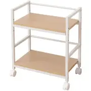 YAMAZEN Under Desk Wagon 2 Tiers W500 x D295 x H605mm natural MUD-50NAIV 1 843