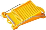 1 pcs Slicer Cuts Luncheon Meat, Boiled Eggs Ham Into Neat and Equal Slices Without Mashing (Suits Soft Cheese,No Bony Foods) (Yellow, One Size)