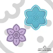 Daffodill Cookie Cutter and Embosser - 7.5cm x 6.6cm