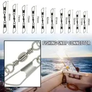 Fishing Snap Connector with Pin Rolling Swivel Bearing Barrel Heavy Duty Ball