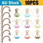 10PCS Car Hanging Diffuser Air Freshener Perfume Empty Bottle DIY Container