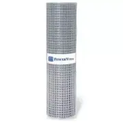 Fencer Wire Welded Wire Fence 4'x100' 16-Gauge Galvanized Steel w/ 1"x1" Mesh