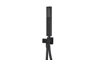 MEIR Square Brass Hand Shower Bath Set with Bracket - Matte Black