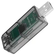 USB Isolator ADUM3160 USB to USB Digital Audio Signal Power Isolator Module Supports 12Mbps 1.5Mbps Transparent Black