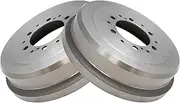 TRQ Rear Brake Drum Pair Set for 1986-2002 Toyota 4Runner / 1986-1995 Toyota Pickup / 1993-1998 Toyota T100 / 1995-2004 Toyota Tacoma / 2000-2002 Toyota Tundra