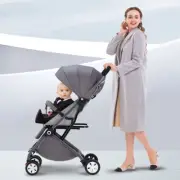 Foldable Baby Stroller Toddler Pram Newborn Pushchair Extra Storage Lightweight