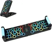 Push Up Board - Foldable Pushup Stands System | Professional Strength Training Aid, Portable Body Workout Supplies For Home Gym