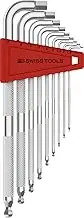 PB Swiss Safety Hex Key L Wrench 9 Pieces Set in Skin Pack with Ball Point, 1.5-10 mm