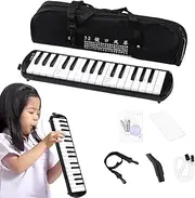 Melodica Musical Instrument – 32 Key Air Keyboard Piano, Portable Piano with Carrying Bag | Harmonium Style Instrument, Lightweight Melodica for Beginners and Professional Musicians, Easy Play Keyboar