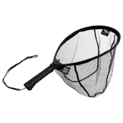 Black Magic Short Handle Net with Belt/Bungee Clip Fishing