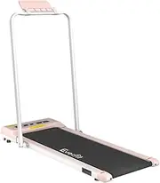 Everfit Treadmill Electric Walking Pad Home Gym Office Fitness 380mm Pink