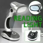 12 LED Desk Lamp Portable Work Reading Light Battery Powered Table Camping Light