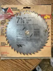 Vermont American 7-7 1/4" Steel Cutoff/Rip Saw Blades # 25630 New - USA