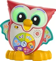 Fisher-Price Linkimals Light-Up & Learn Owl, Interactive Musical Learning Toy...