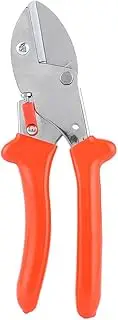 High Carbon Steel Pruning Shears Durable Garden Trimming Scissors For Fruit Tree Flower Bonsai Pruning With Ergonomic Handle Spring Design V Shape Blade 17.5cm