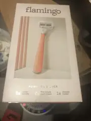 Flamingo Women's 5-Blade Razor with Replacement Blade Cartridge