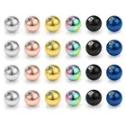 WKOUD Stainless Steel Replacement for Lip Studs Labret Earrings Piercing Jewelry