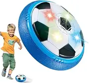 Hover Soccer Ball Indoor | Indoor Kids Soccer Ball - Air Floating Soccer Toy with LED Lights and Foam Bumper, Indoor Football Games for Kids Boys Girls