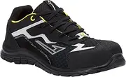 [GARSPORT] Men's G1 Pro Low S1ps ESD Safety Shoe, Black Fuchsia, 6.5 US