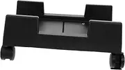 PLAFOPE CPU Stand Rolling Computer Tower Base Braking Wheels Heat Dissipation Black for Bracket