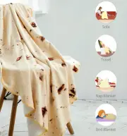 Burrito Flannel Blanket Wrap Throw Funny Gag Gift Large Taco Tortilla Soft Cozy