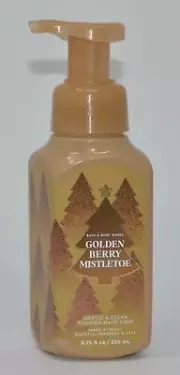 1 BATH & BODY WORKS GOLDEN BERRY MISTLETOE GENTLE CLEAN FOAMING HAND SOAP WASH