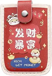 [Generic] Removable Card Holder - Removable Credit Card Holder, Slim and Minimalist RFID Pocket Wallet, Boho Style Credit Card Holder with Multiple Compartments. Small Women's Credit Card Holder, b, Siehe
