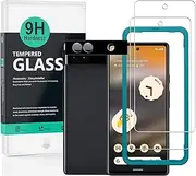 [Ibywind] Screen Protector For Google Pixel 6a 5G(6.1 Inches),with 2Pcs Tempered Glass,1Pc Camera Lens Protector[Fingerprint Reader,Easy to install]