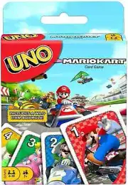 Mattel Games UNO Mario Kart Card Game with 112 Cards & Instructions
