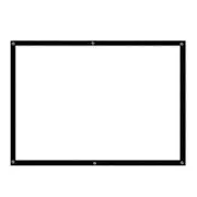 Portable Projector Screen Simple cursor Anti-Light 60/72/84/100/120/150 Inch Canvas For 16:9 Projector For Home Outdoor Office project 120 inch