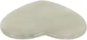 VICASKY Jade Stone Facial Tool Heart Shaped Design for Facial Neck Massage Natural Jade for Aging Soothing Scraping Experience Beauty present