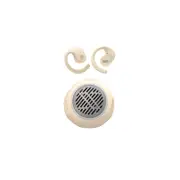 Wireless Open Ear Bluetooth Headphones 2 in 1 Open Ear Earbuds with Mini Portable Bluetooth Speaker-Beige