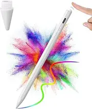 Pen for iPad 2018-2022, Quick Charge Stylus Apple Pencil with Tilt & Palm Rejection, Magnetic iPad Pen Compatible with iPad Air 3/4/5, iPad mini 5/6, iPad 6-10 Gen, iPad Pro 1 1/12. 9 inches