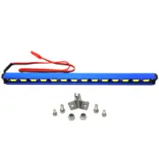 Nitro Hobbies 1/10 Aluminum White Super Bright LED Light Bar w/ Short Mount Blue