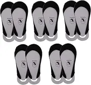 [WOFASHPURET] 5 Pack Women's Summer Socks Boat Socks Sling Back Invisible Forefoot Comfortable and Breathable