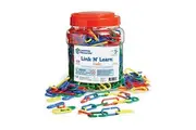 Learning Resources Link 'N' Learn Links - 500 Pieces, Ages 3+, Preschool Learning Supplies, Toddler Learning Toys, Back to School Supplies,Teacher Supplies