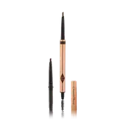[Charlottes] Dark Brown: Brow Cheat Kit: Precision Brow Pencil & Refill | Charlotte Tilbury