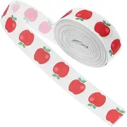 COHEALI 1 Roll Decorative Webbing Harvest Festival Ribbon Halloween Caution Ribbon Present Wrap Tape Present Wrapping Supplies Back to School Decorations Graduation Accessories Polyester Red