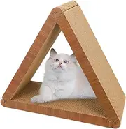 Cat Scratcher,Triangular Shape Cat Scratch Pad | Detachable Animals Toy, Pet Mental Physical Exerciser for Bedroom, Living Room, Yard, Lawn