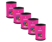 5pc I Love C*ck Neoprene Stubby Holder Beverage Sleeve For 375ml Bottles/Cans