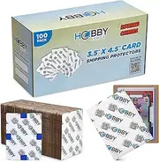 Hobby Armor Trading Card Shipping Protectors 3.5" x 4.5" - Premium Inserts and Mailers - Precut Sleeves for Card Packaging - Flats for Card Breakers - Box of 100