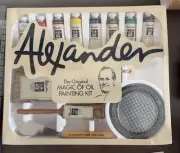 Original SEALED Bill Alexander The Magic Of Oil Painting Kit! Complete Pristine!