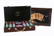 Dal Rossi Las Vagas Quality Poker Chips Cards Dice Set Game
