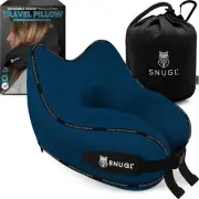 SNUGL Neck Travel Pillow - Memory Foam Airplane Pillow - Flight Pillow | Neck