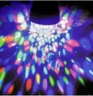 10 X B22 Crystal ball stage lights Led Full Color Rotating Lamp for Home Party