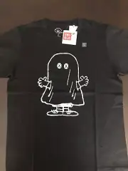 UNIQLO × KAWS × PEANUTS snoopy graphic tee ghost black size LARGE TSHIRT photo